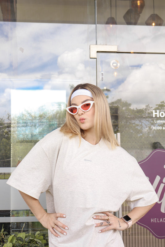 Talla M - Beige/gris